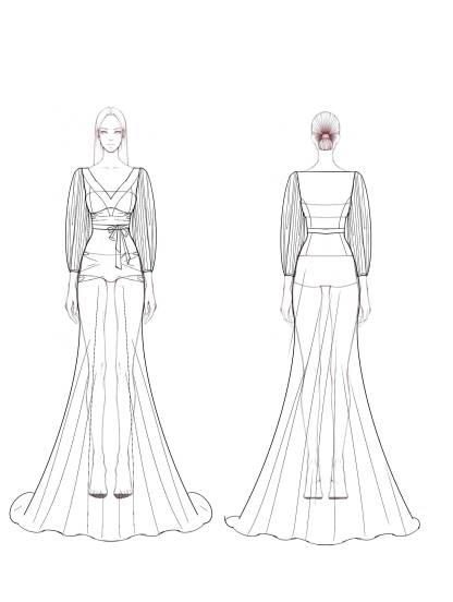 ​Evening Swing Dress Blue V Neck Lace up Maxi Dress for mother of the bride