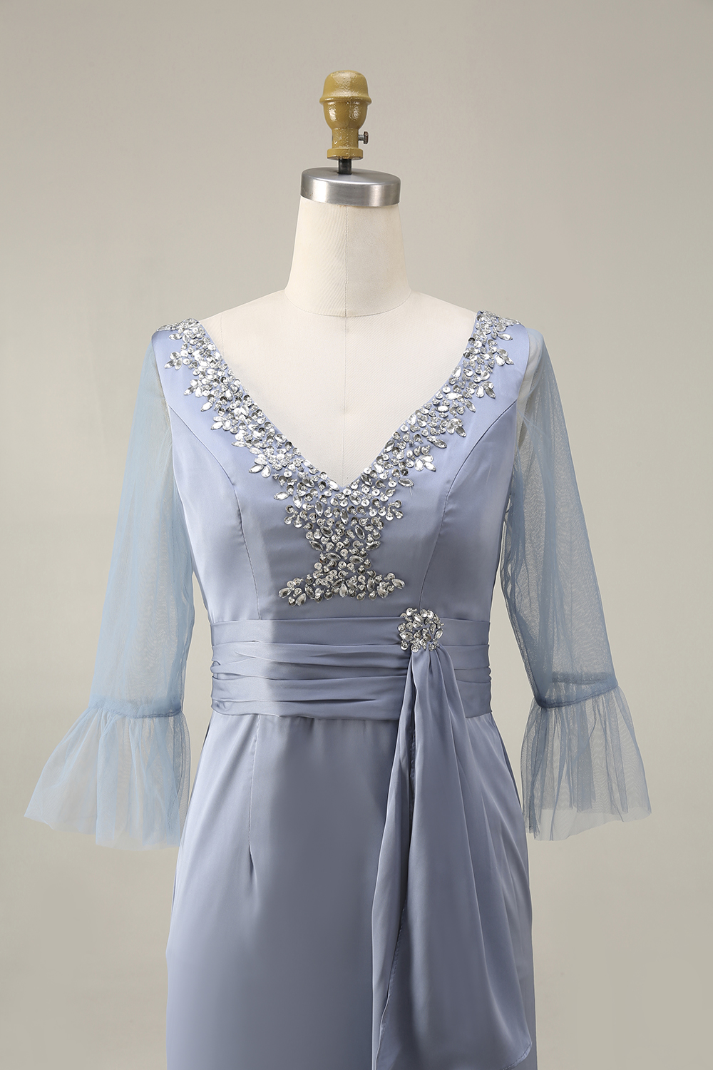 how do you lace up a wedding dress Gorgeous Simple Lace Mermaid Wedding Dress With Sleeves main image 0