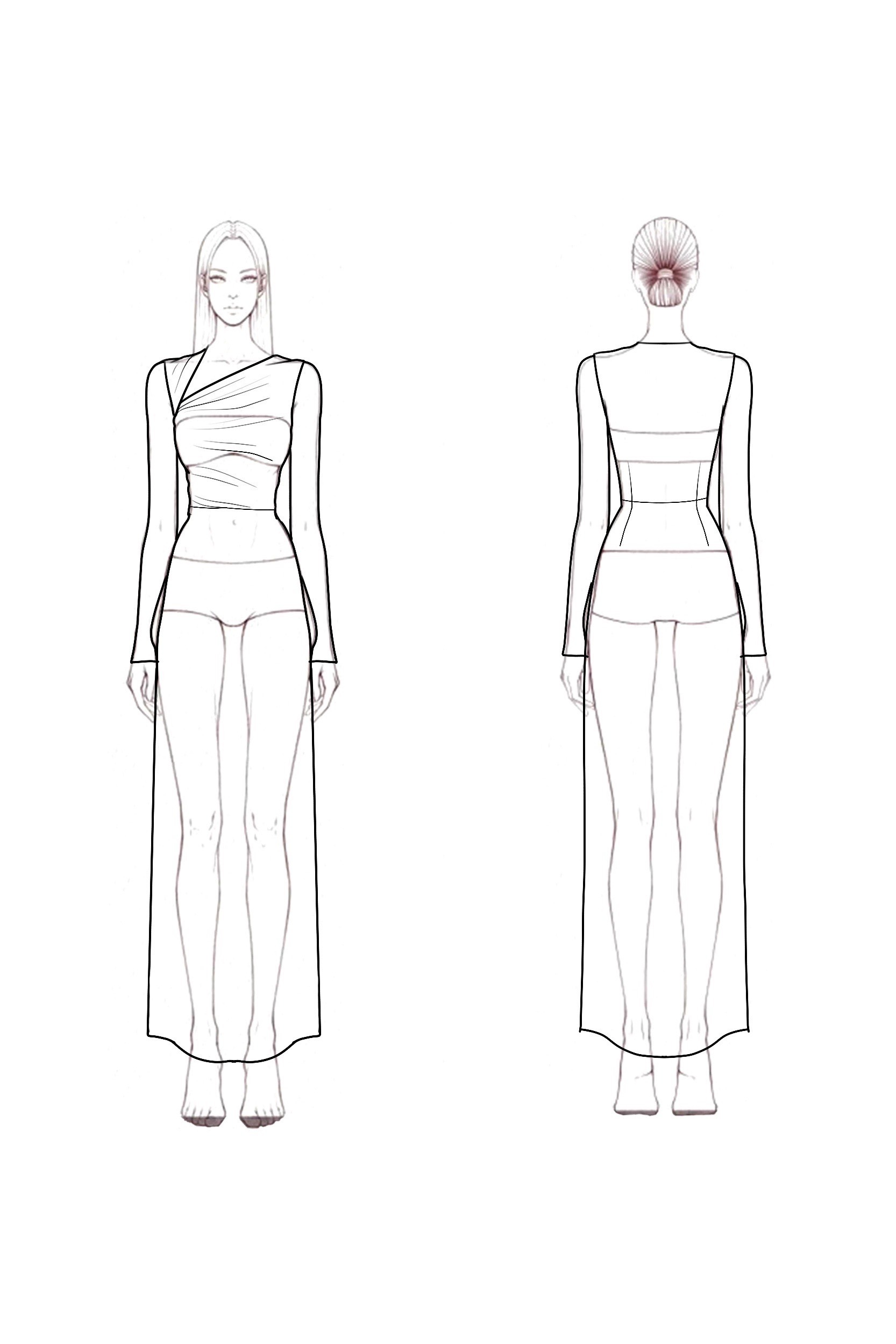 Fall Wedding Guest Dress Blue Long Sleeve Maxi Dress