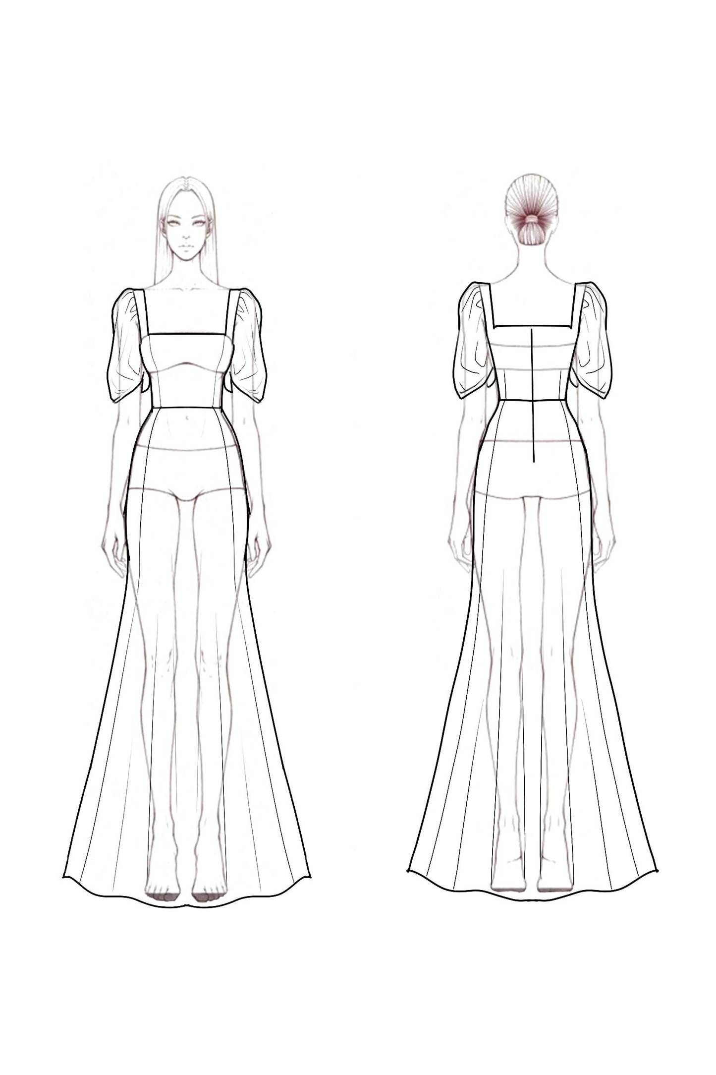 Evening Formal Dress Burgundy Square Neck Maxi Dress