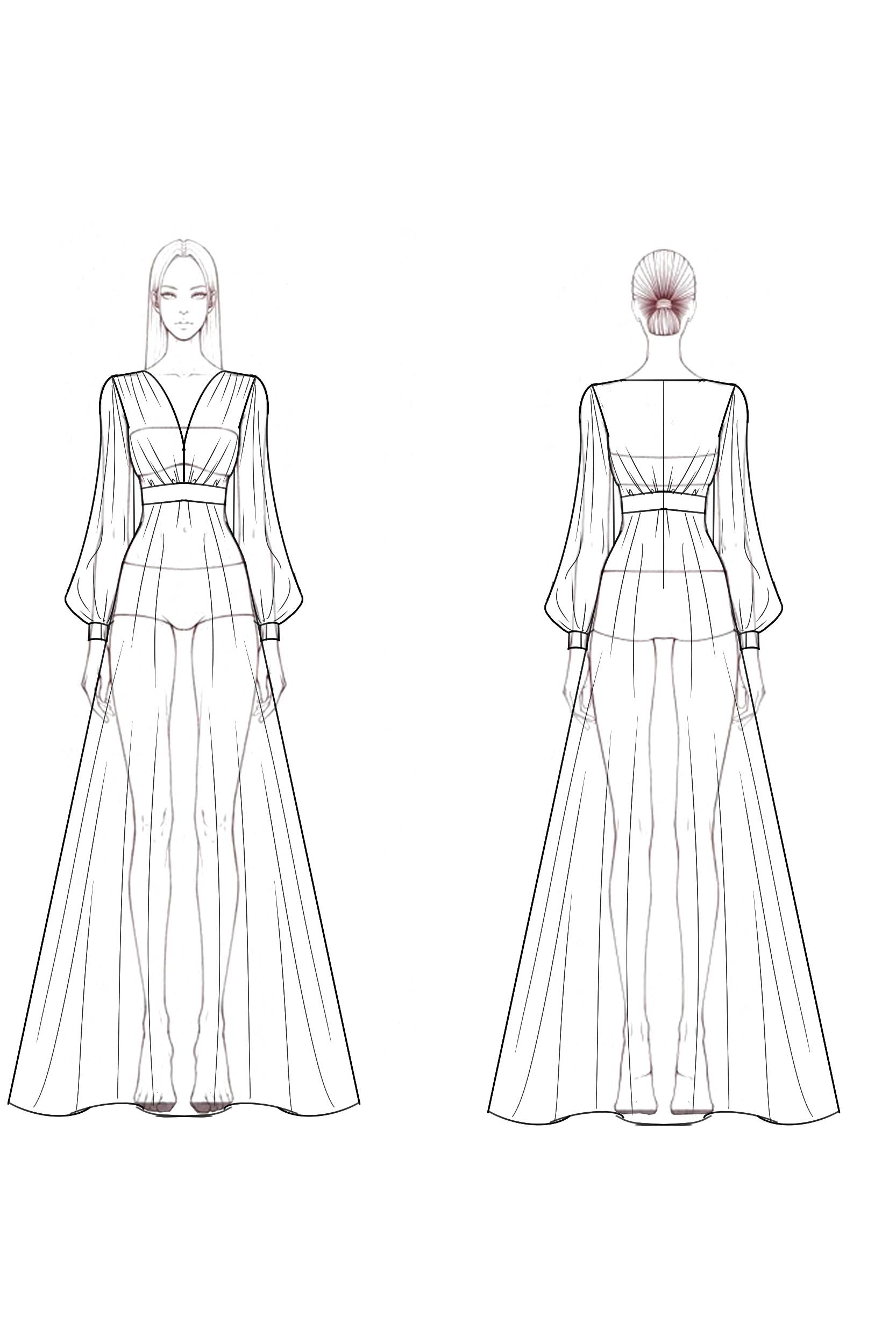 Formal Swing Evening Dress White V Neck Maxi Dress