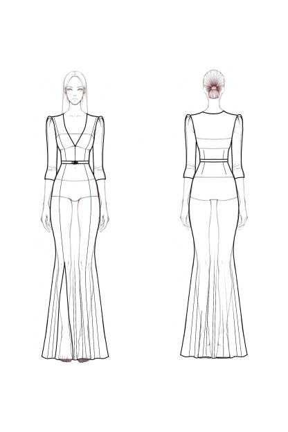 Formal Evening Dress Green V Neck Velvet Maxi Dress