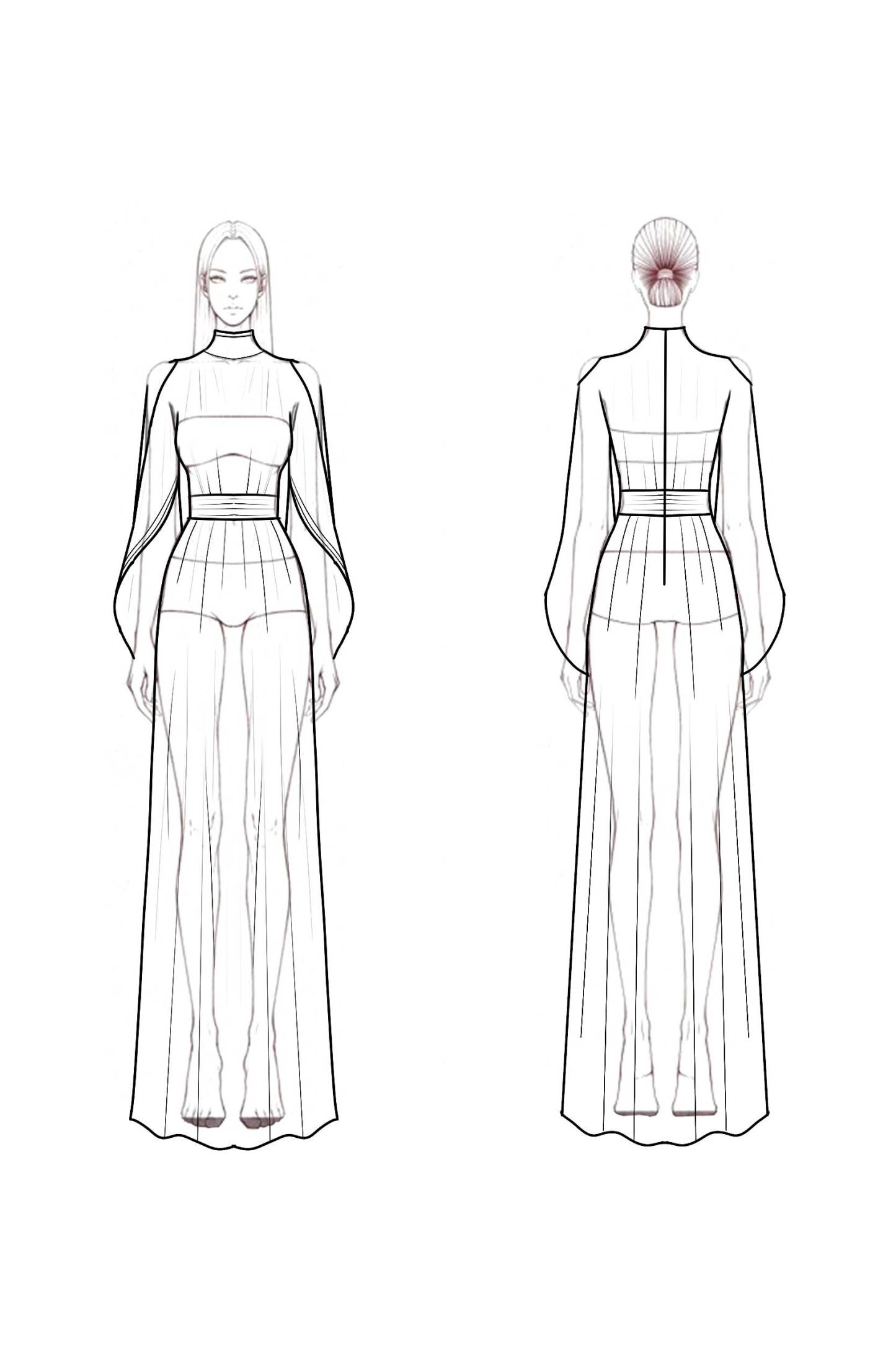 Formal Evening Dress Green Stand Neck Velvet Maxi Dress