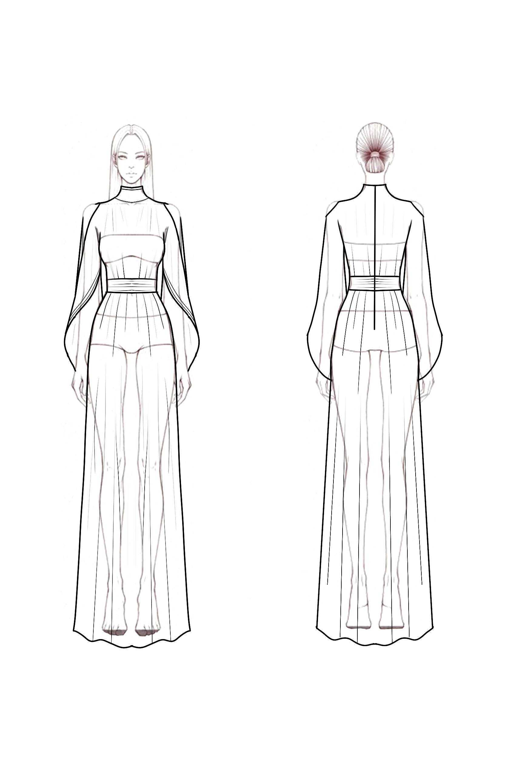 Formal Evening Dress Green Stand Neck Velvet Maxi Dress