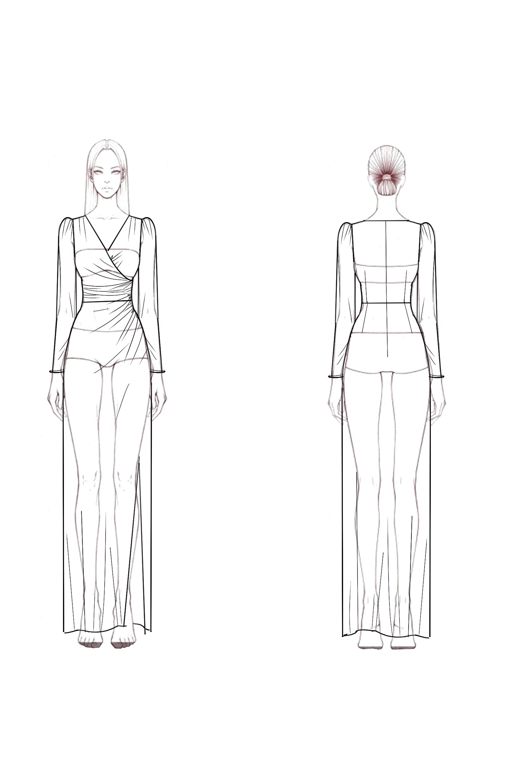 Fall Wedding Guest Dress Velvet Green V Neck Maxi Dress