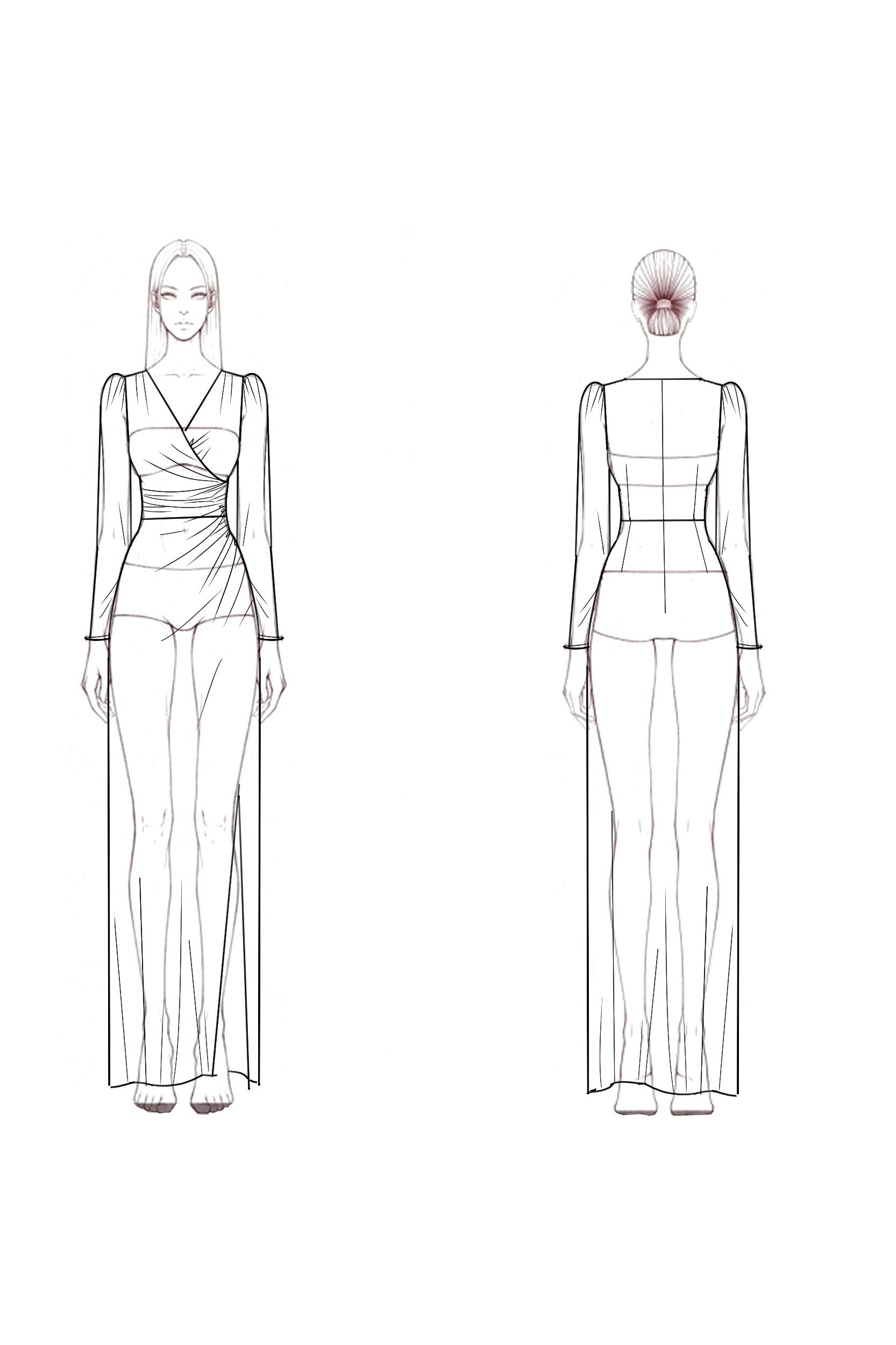 Fall Wedding Guest Dress Velvet Green V Neck Maxi Dress