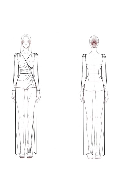 Fall Wedding Guest Dress Velvet Green V Neck Maxi Dress