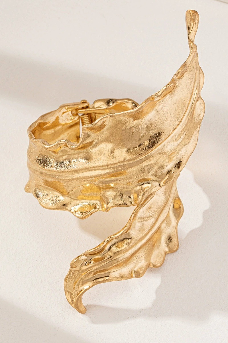  Retro Leaf Alloy Bracelet Bangles