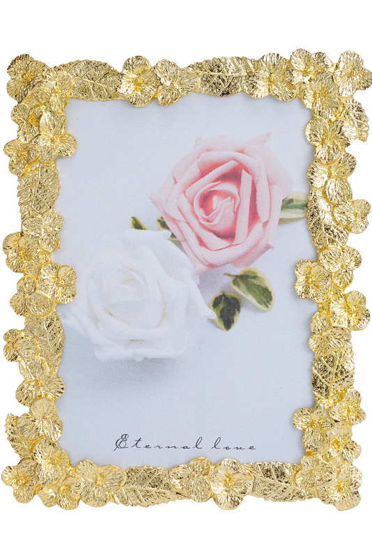 Metal Frame Display Platform Leaf Photo Frame