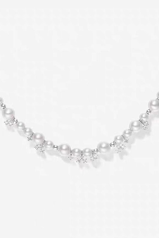 Bride Necklace Choker Earrings Imitation Pear For Weeding