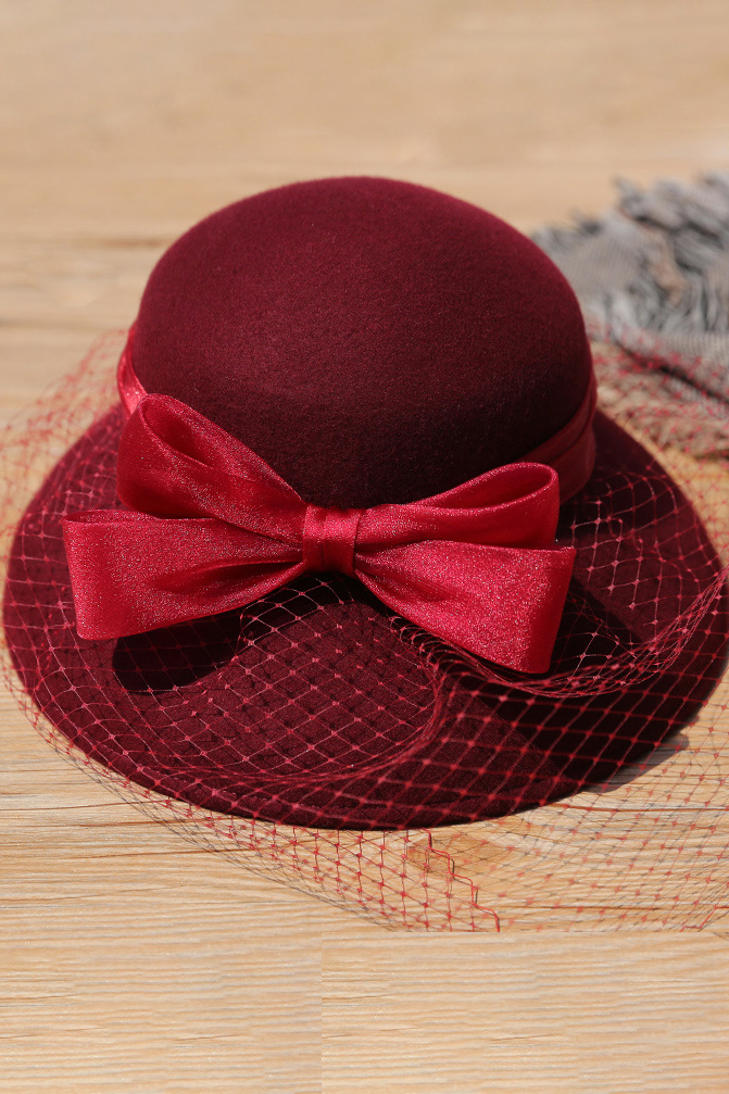 Weeding Wool Bucket Hat Mesh Hats for Women 