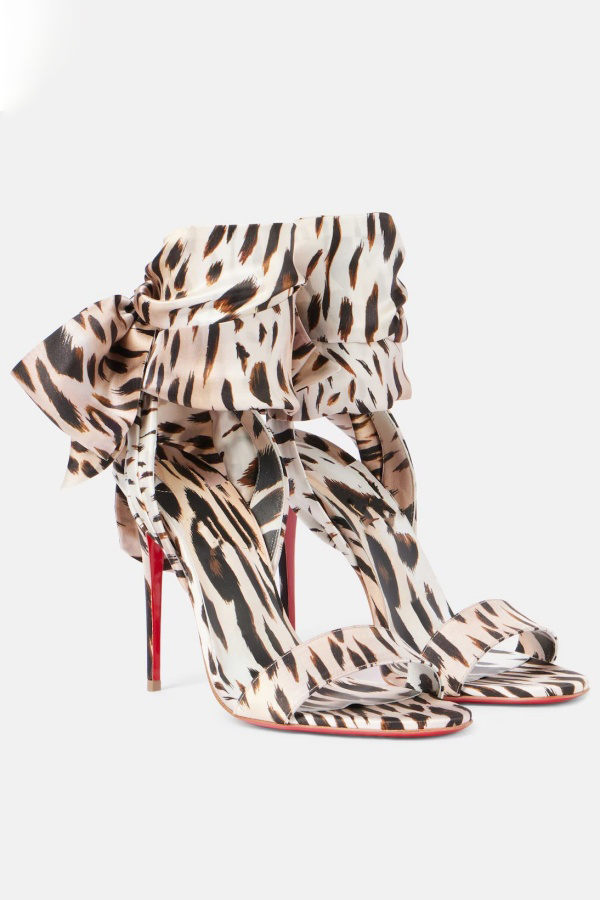 Women Strappy Bow Heels Double Bowknot Open Toe Kitten Heeled Sandals