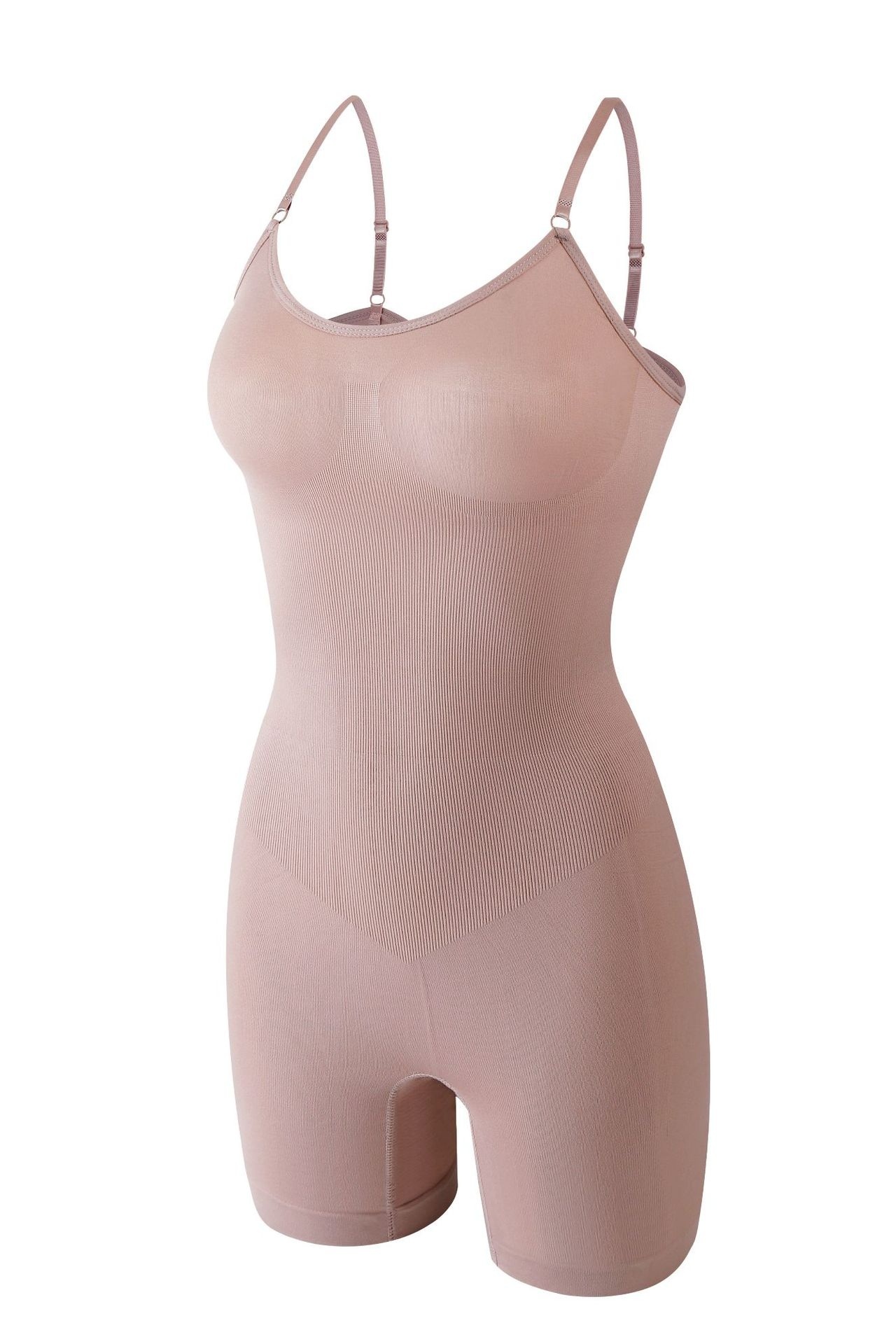 Shapewear for Women Bodysuit Mid Thigh Butt Lifter Body Shaper Shorts