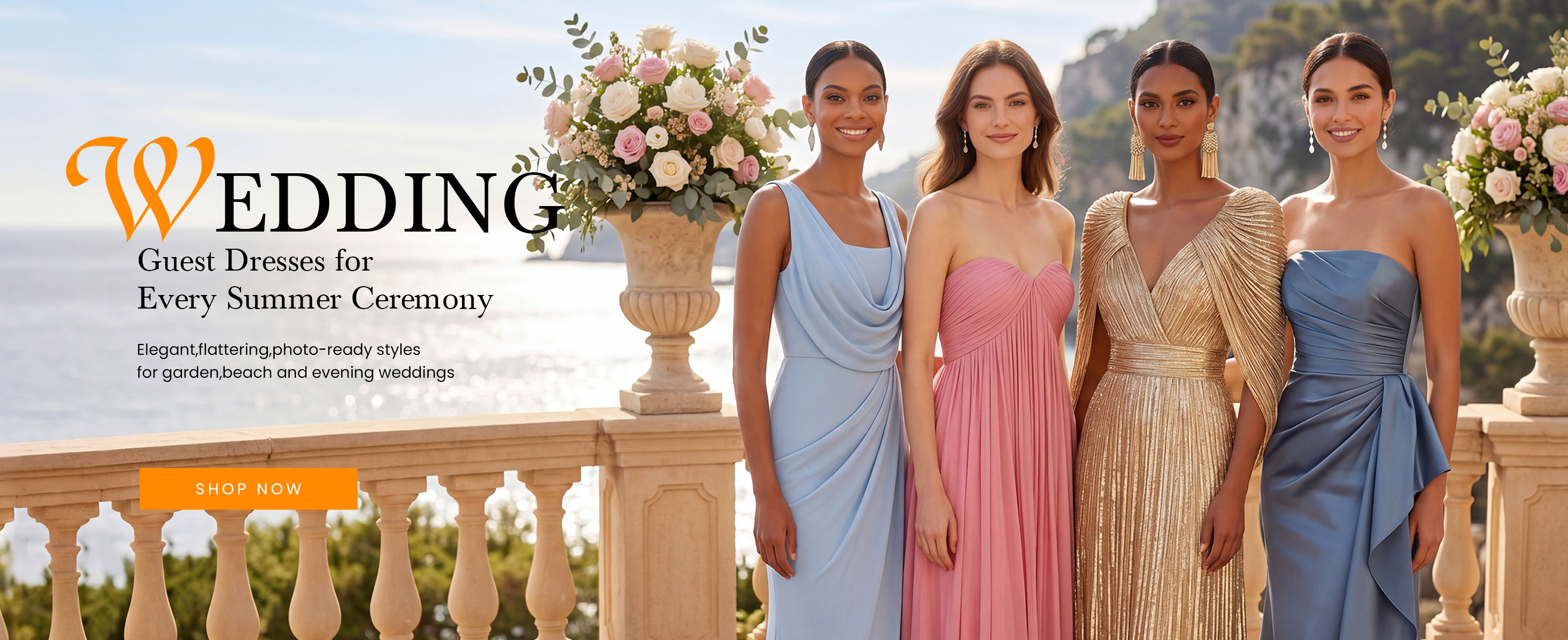 Chiclody wedding guest dresses for summer ceremonies