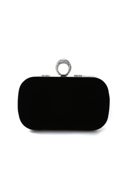 Women's Handbag U-Shaped Pure Handmade Diamond Chain Banquet Bag