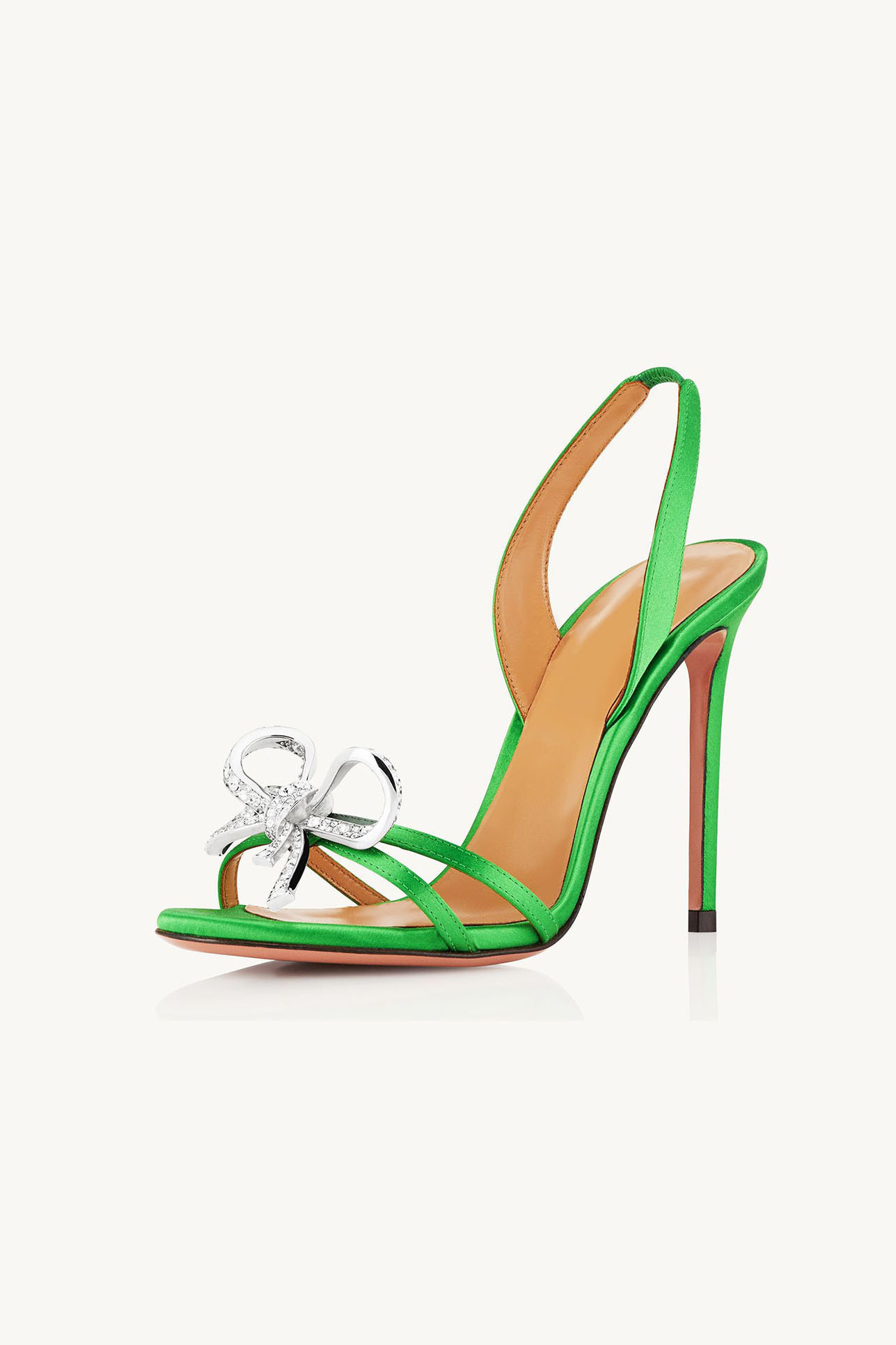 Prom Party High Heels Rhinestone Bowknot Sandals 10cm