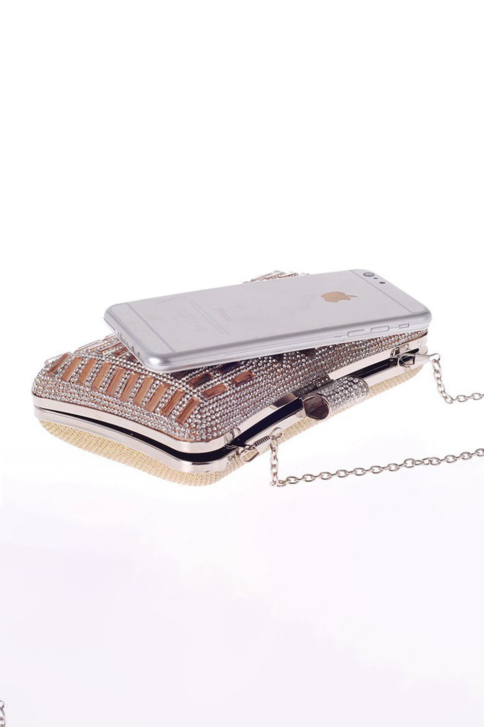 Women's Diamond Banquet Bag Chain Clutch Dress Bag