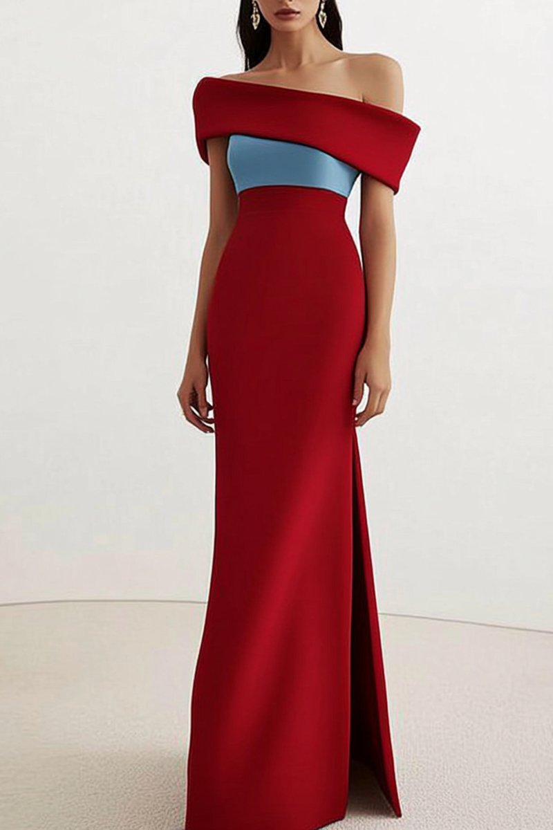 Off-Shoulder Maxi Dress