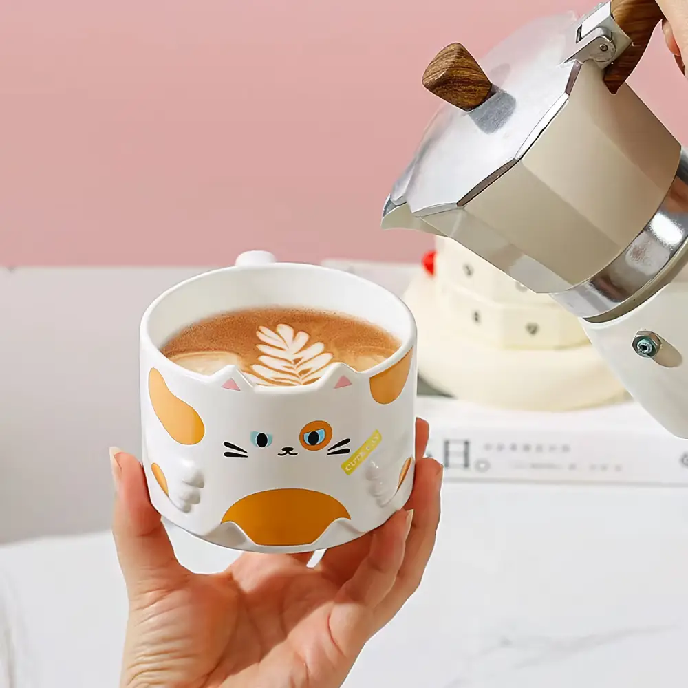 Cat Mug Ceramic