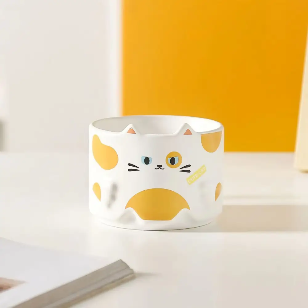 Stackable Cat Mugs, Ceramic, 10oz / 300ml, 10 oz, ceramic - view 7