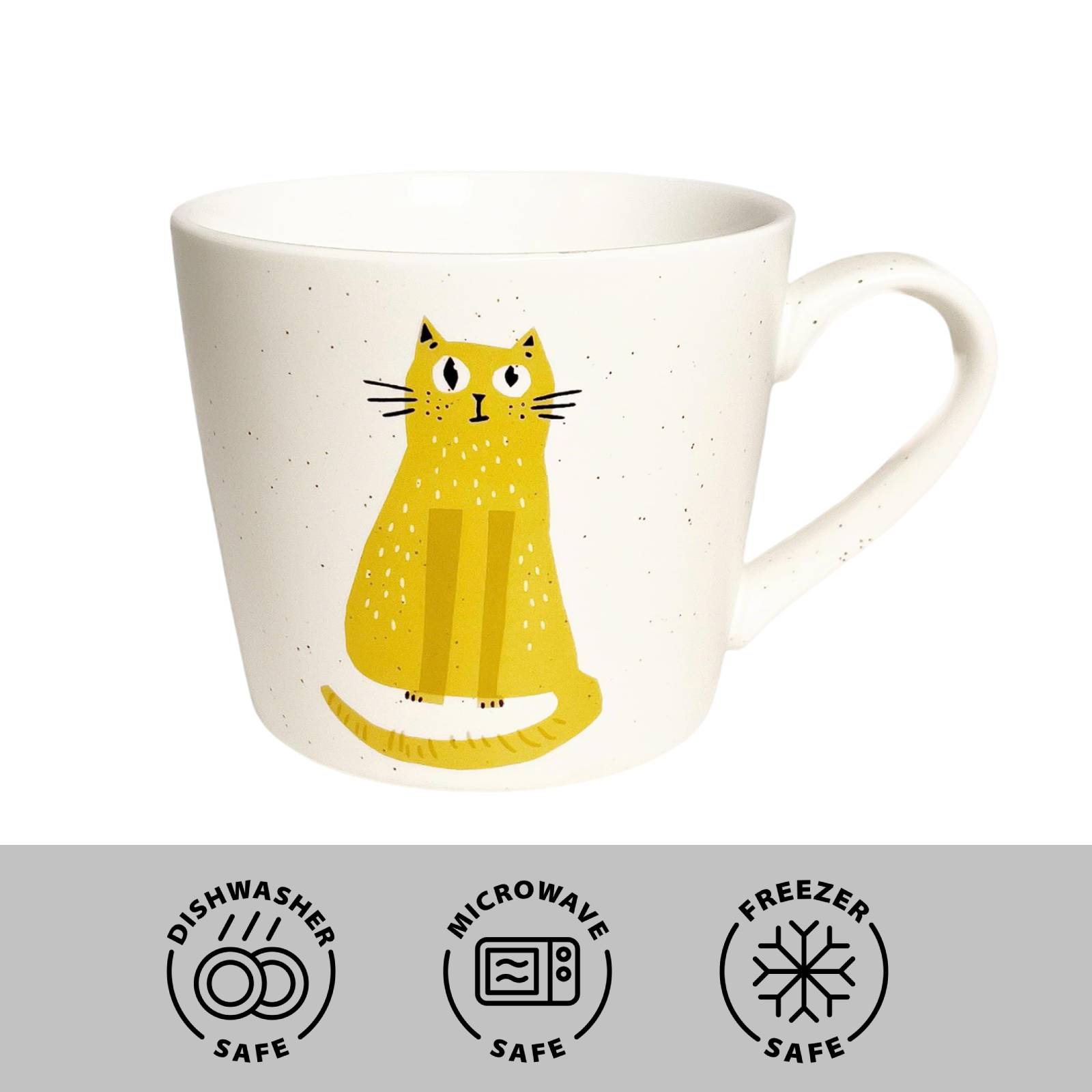 Ceramic Cat Mugs for Cat Lovers