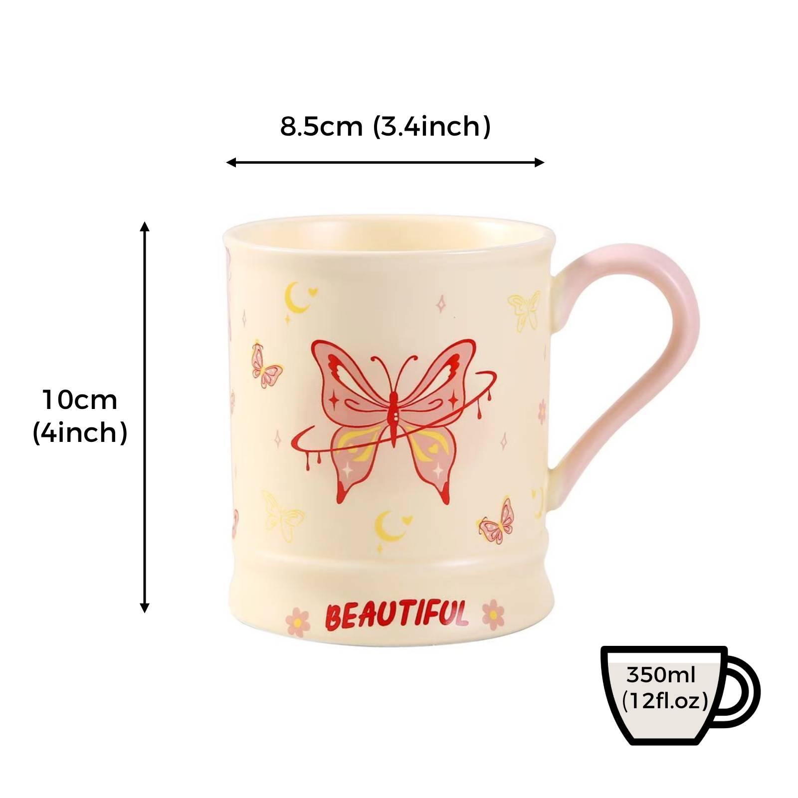 coffee mug butterfly