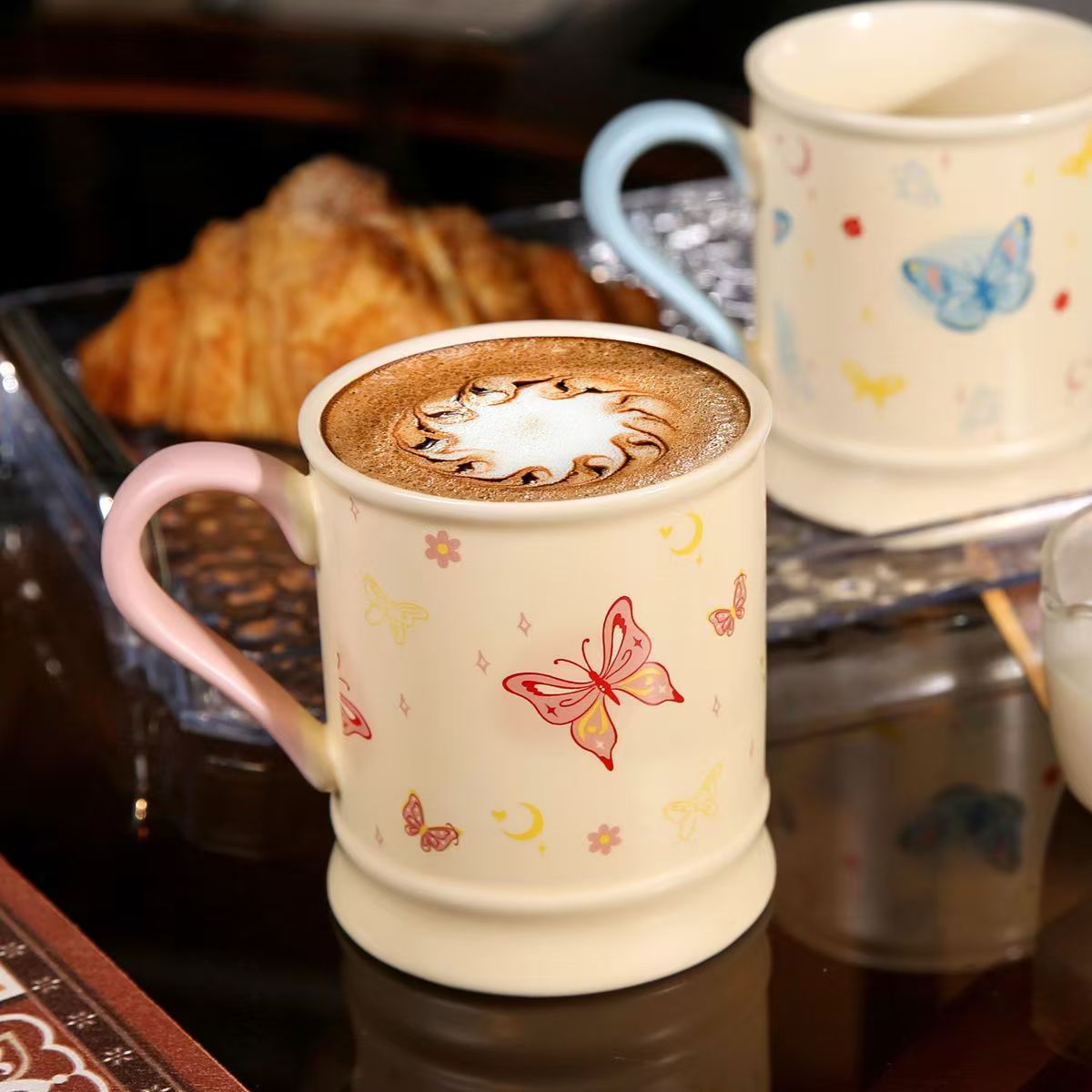 butterfly coffee mug