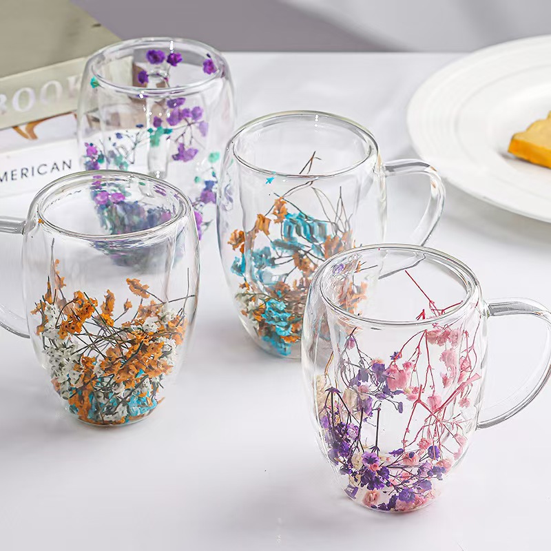 Floral Drinking Glasses