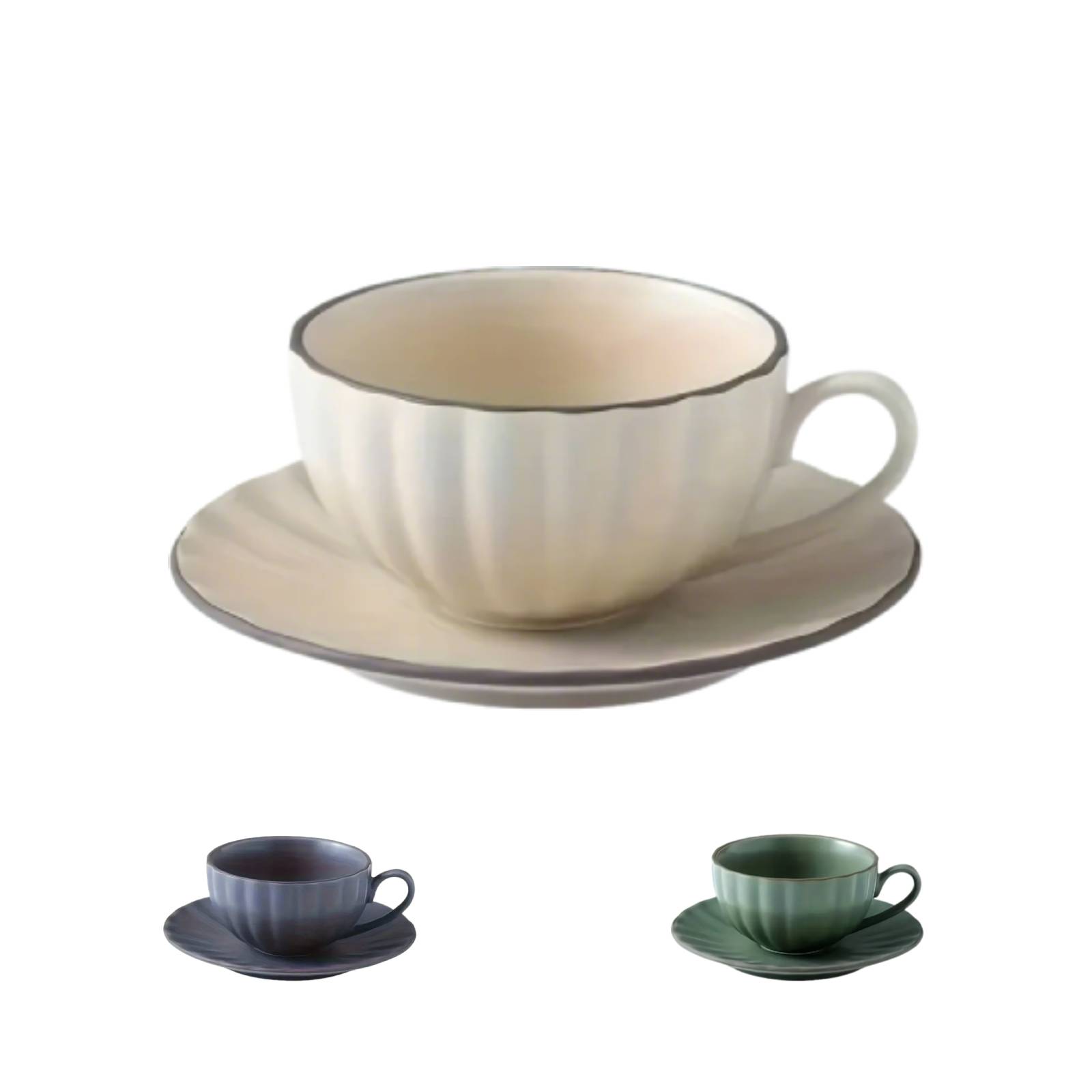 Espresso Cup Ceramic 7oz - Elegant, Dishwasher & Microwave Safe