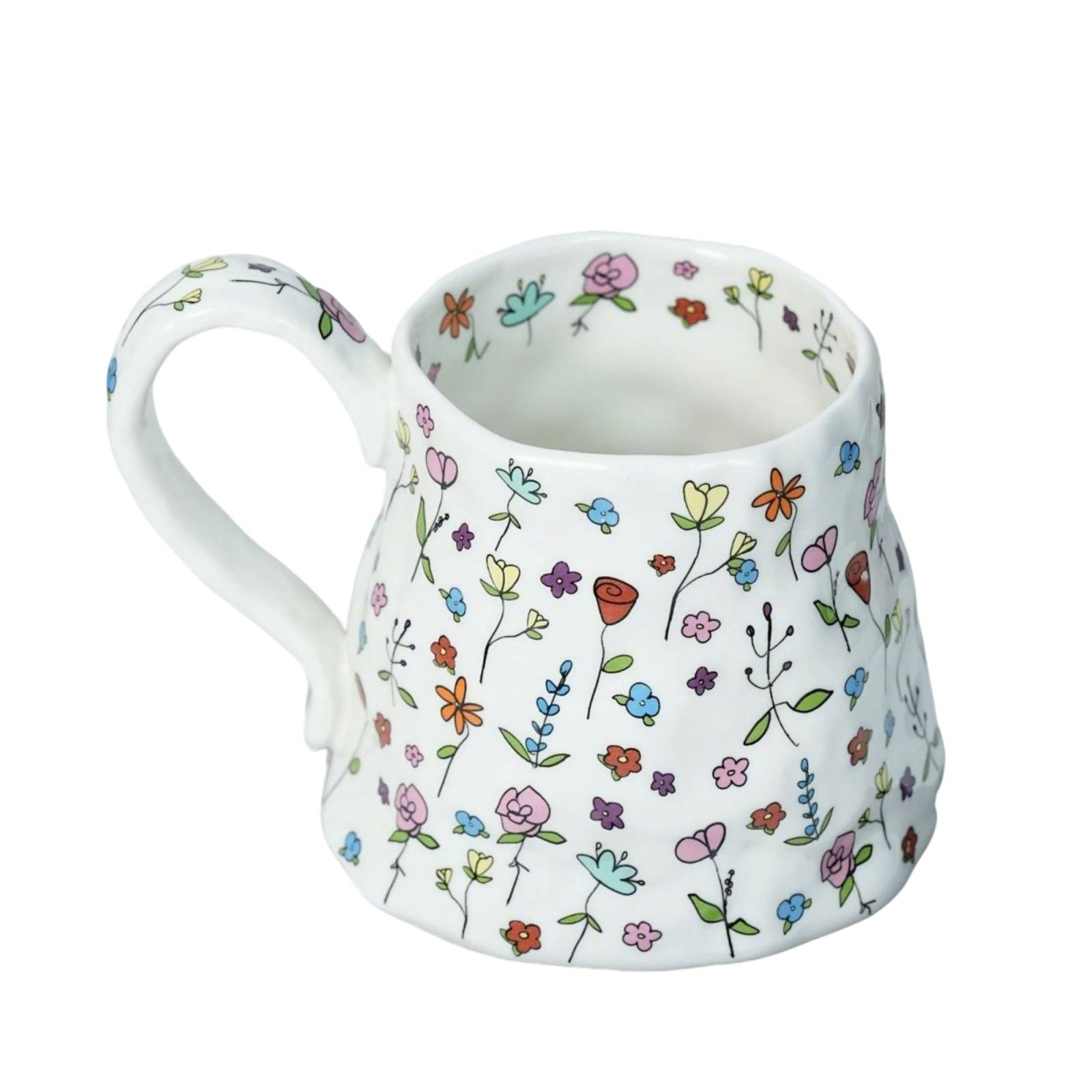 20 oz Floral Ceramic Mug Gift