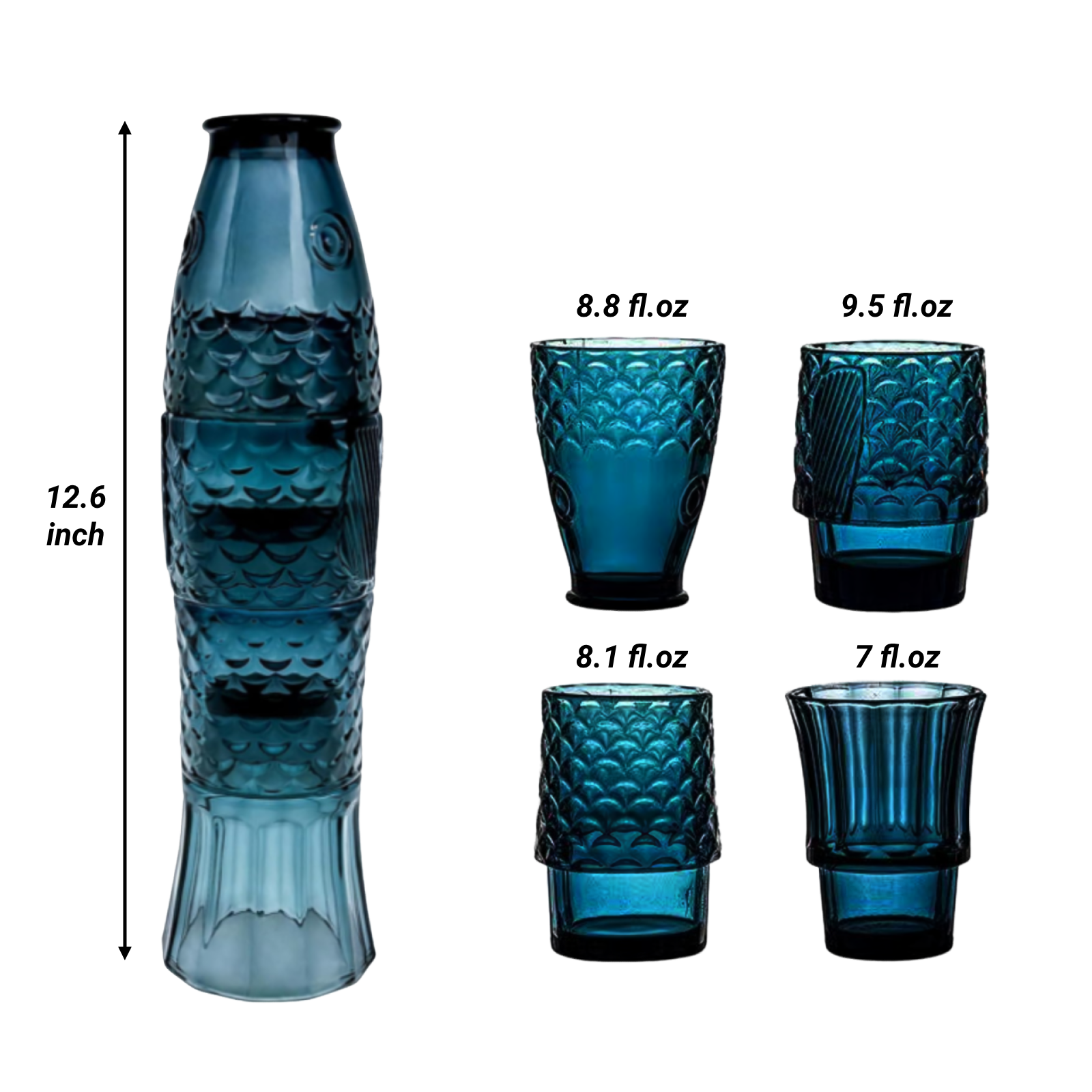 stackable fish cups