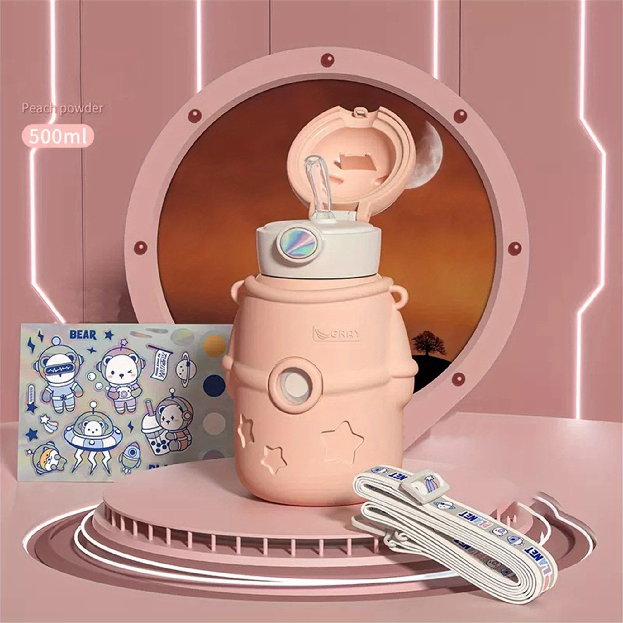 cute bear water bottle