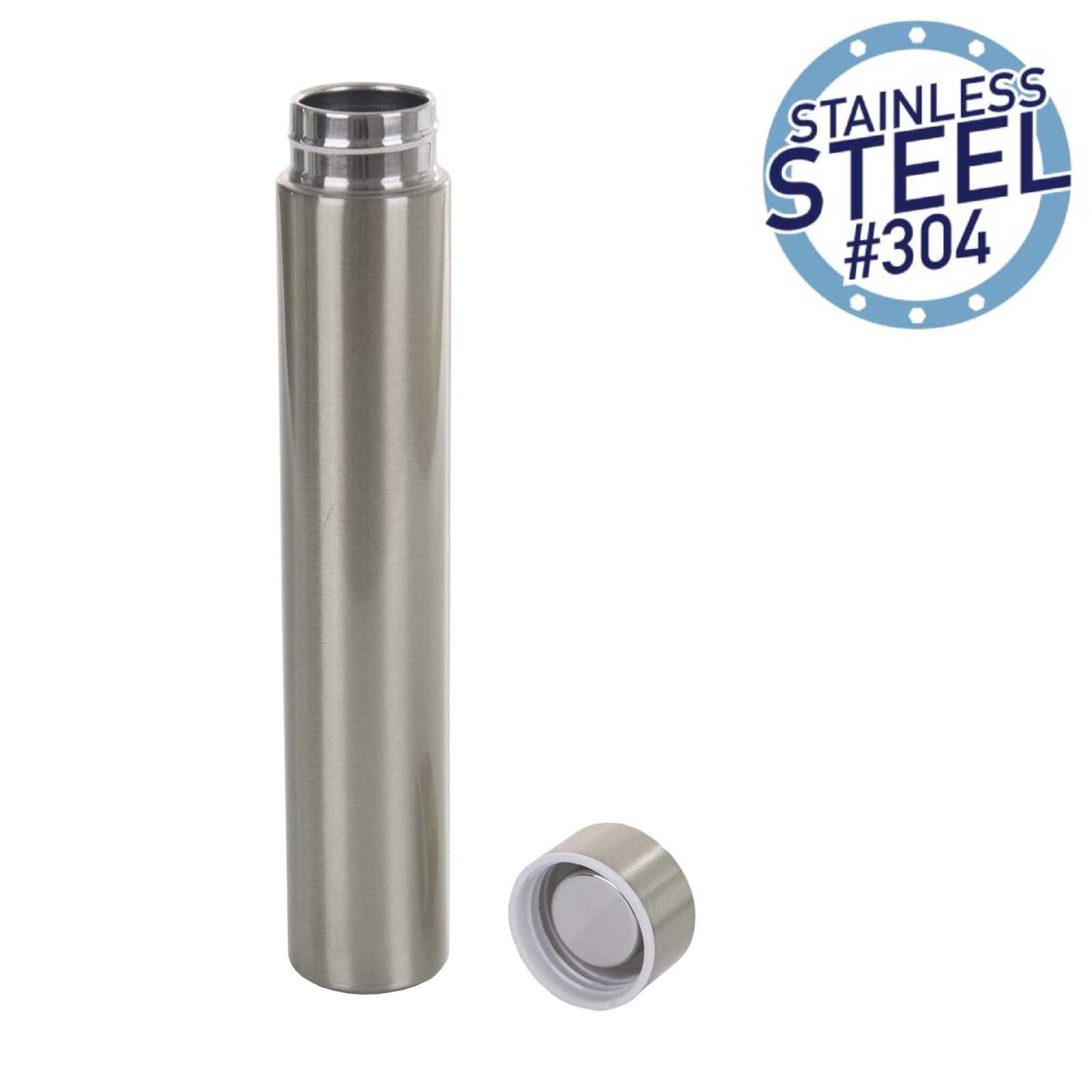Slimmest Water Bottle - 304 Stainless Steel, 10oz Ultra-Slim Design