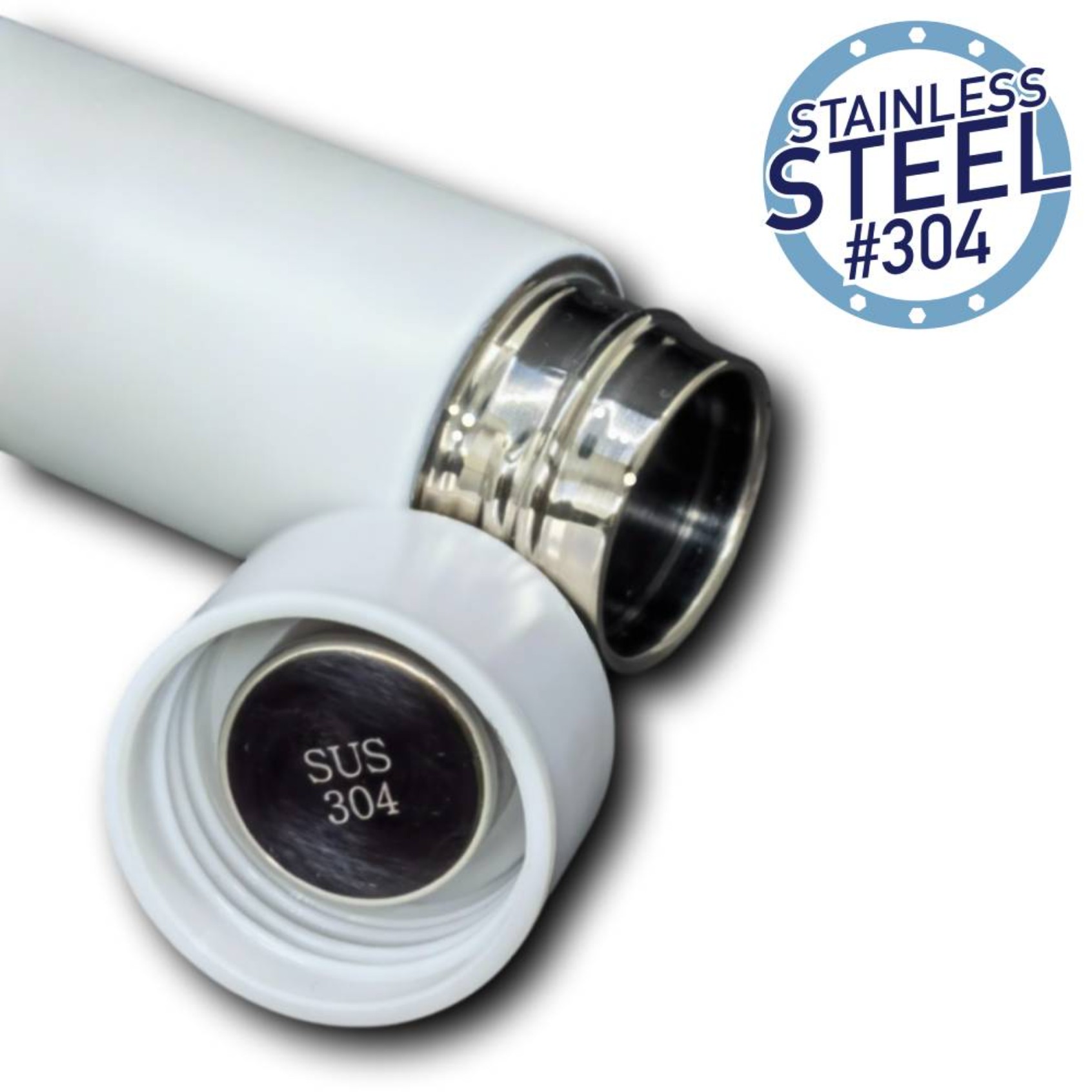 Slimmest Water Bottle - 304 Stainless Steel, 10oz Ultra-Slim Design