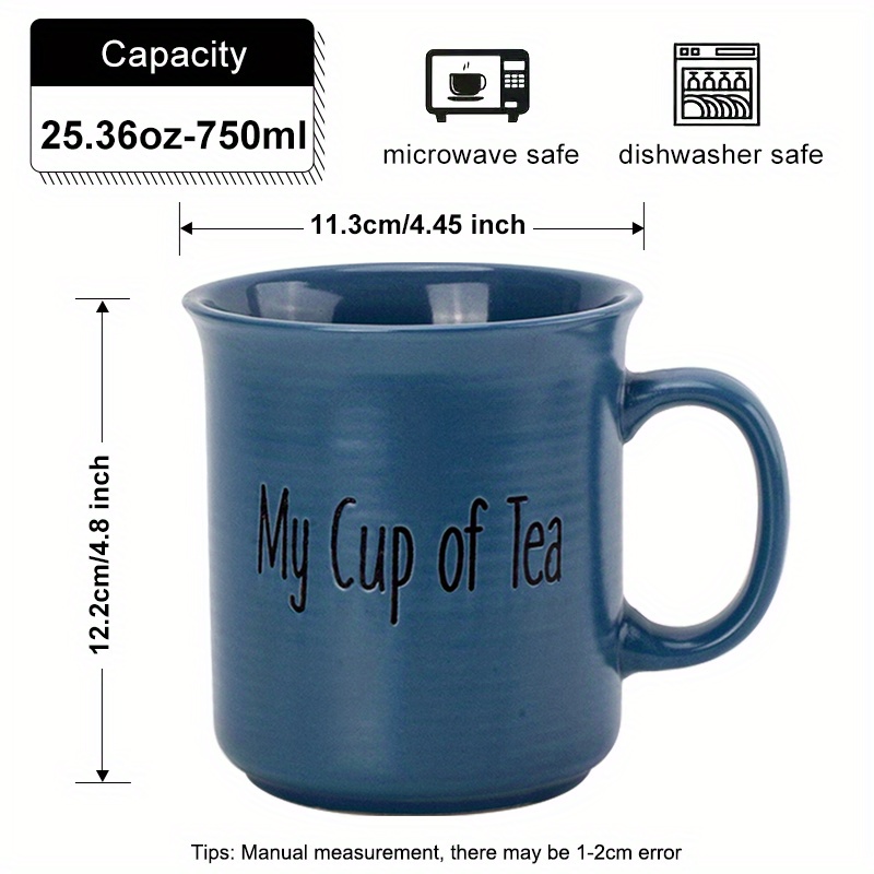 Oversized Ceramic Coffee Mug