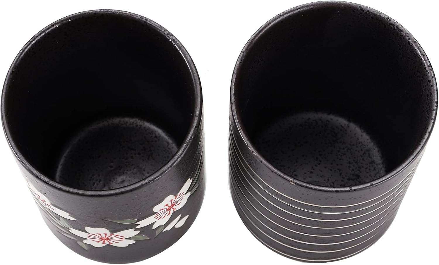 Small Japanese-style tea cups styled for pair serving