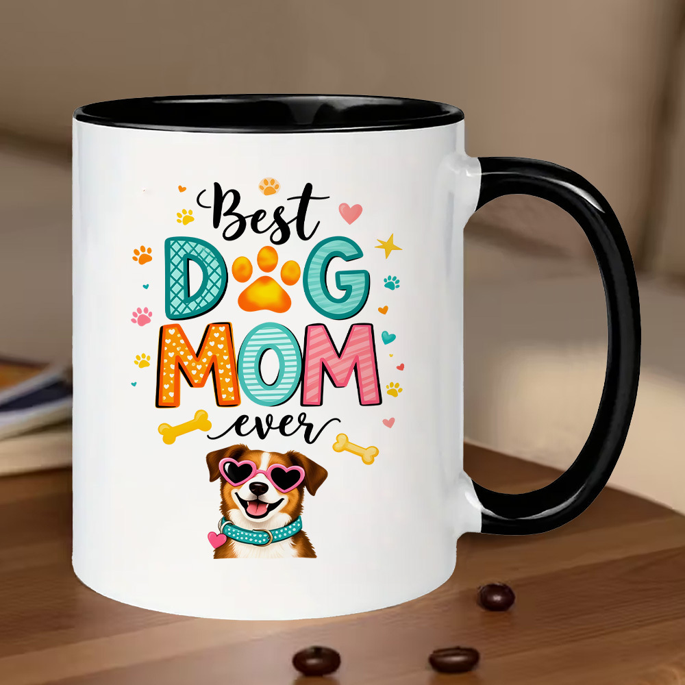 Paw print dog mom mug for gifts