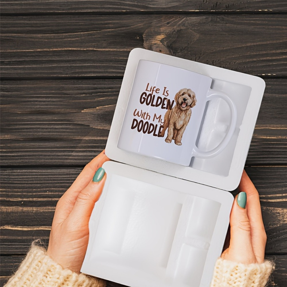Golden Doodle Design Coffee Mug image 9