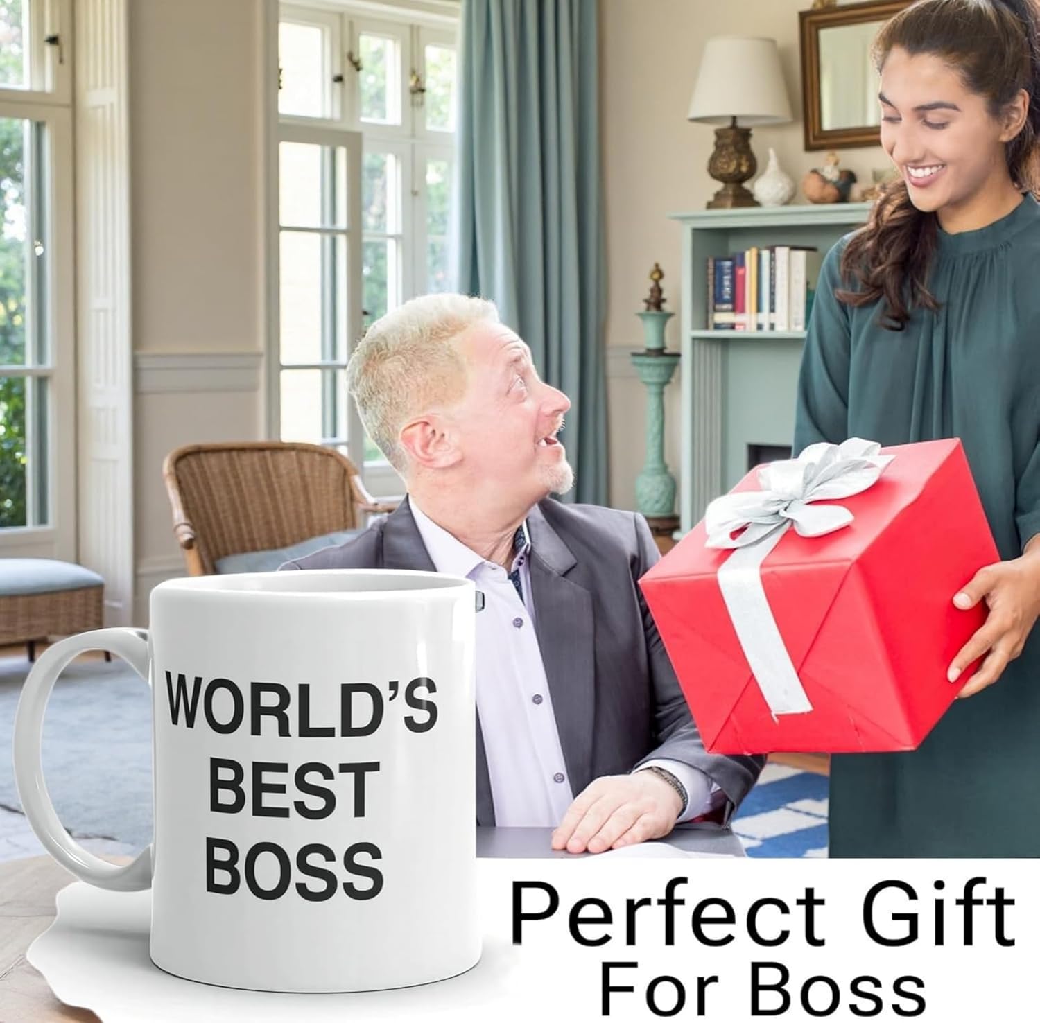 World's Best Boss Mug - 11oz Ceramic Coffee Mug