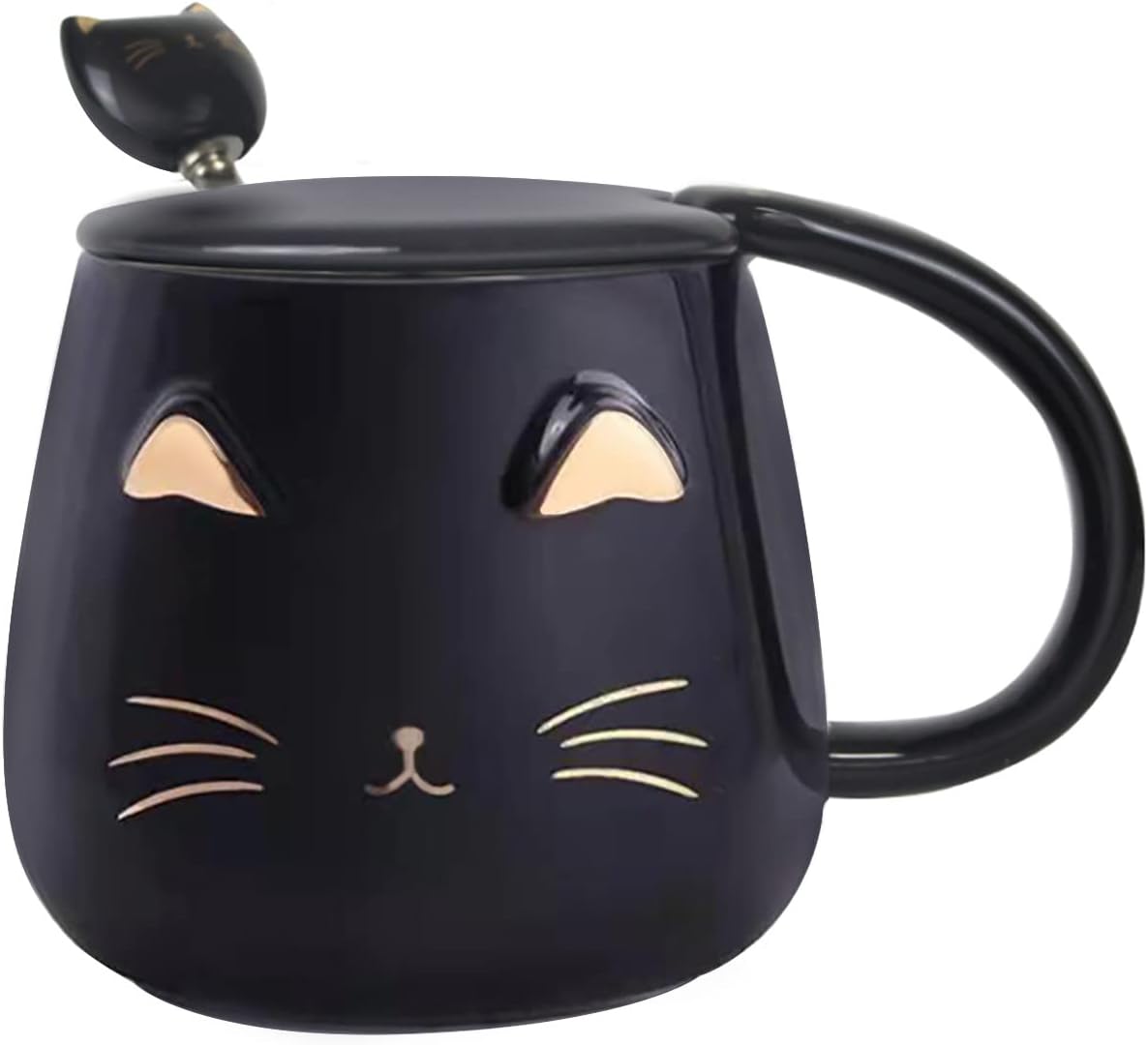 cat on a mug,