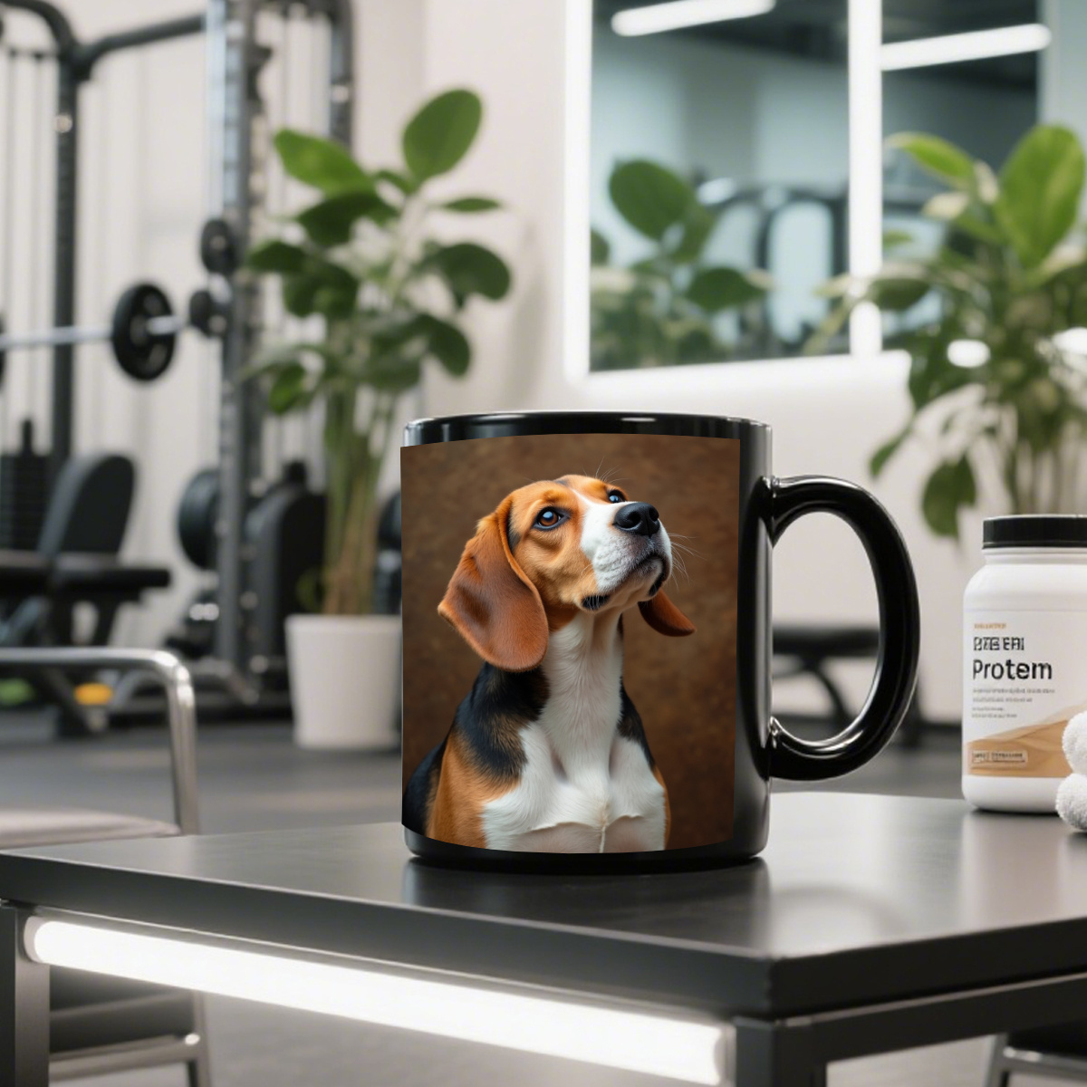 Black Beagle Mug image 6