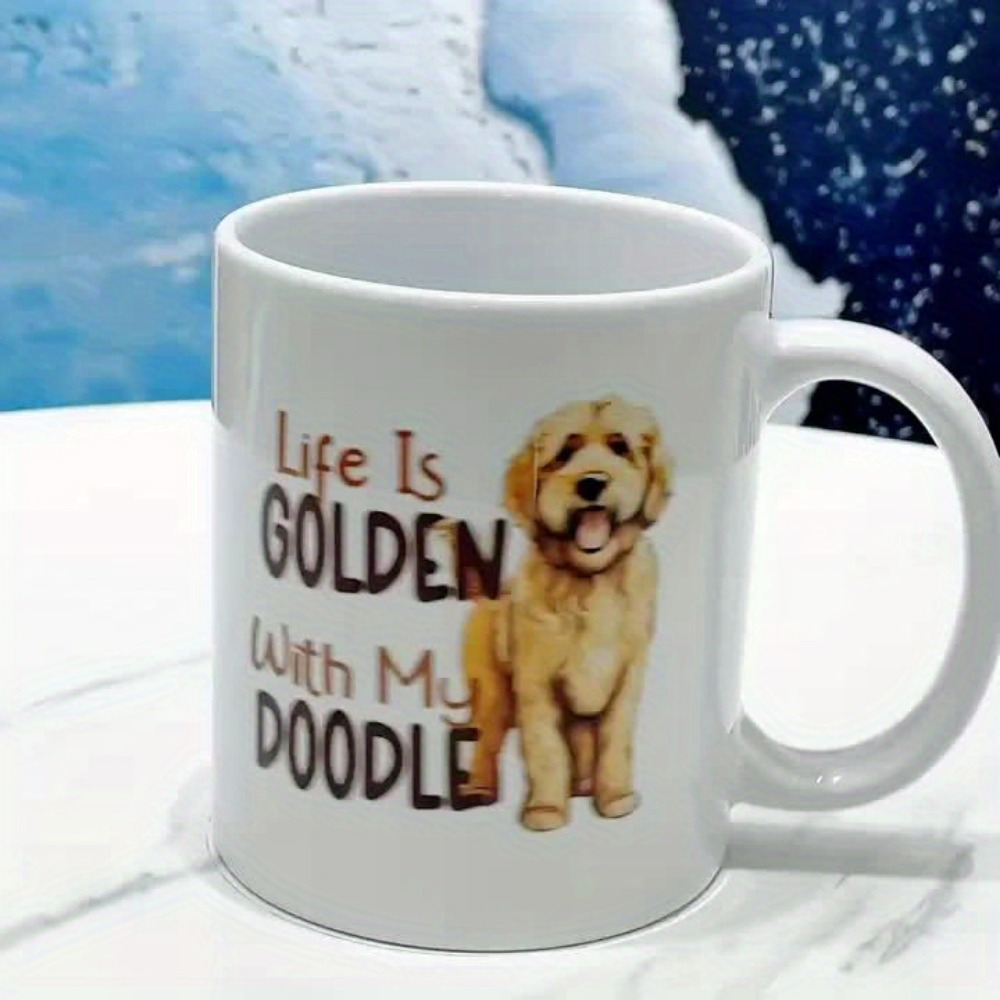 Golden Doodle Design Coffee Mug image 8