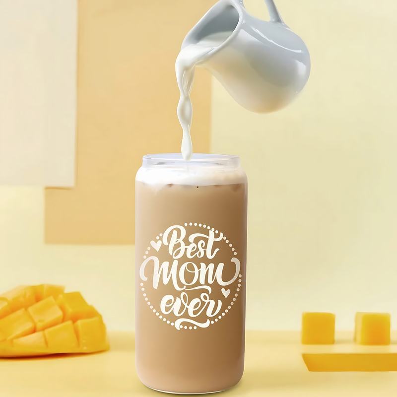 iced coffee glass