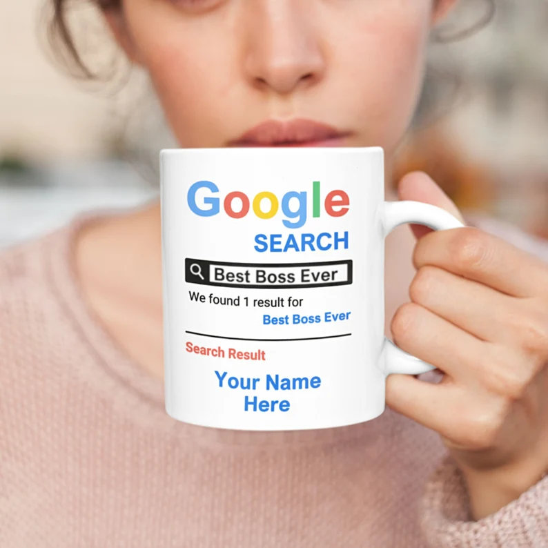 Personalized Boss Mug - 11oz Custom Ceramic Coffee Mug
