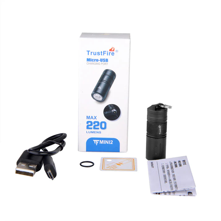 TrustFire Mini 2 Keychain Flashlight 220 Lumens-UKtrustfire