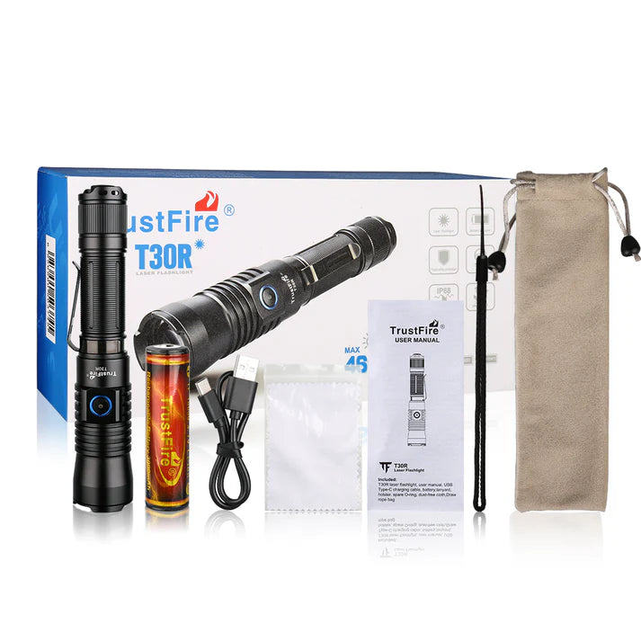 T30R LEP Rechargeable Flashlight-UKtrustfire