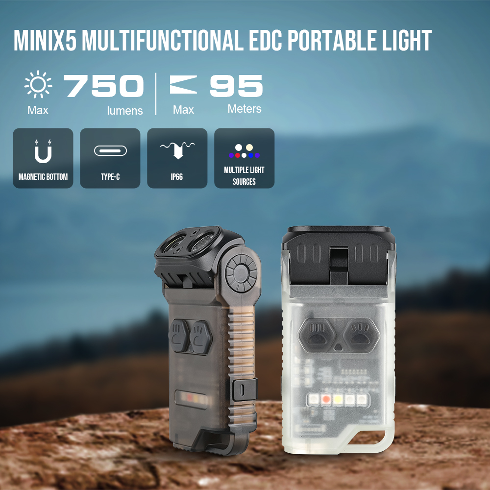 MINIX5 MULTIFUNCTIONAL EDC PORTABLE LIGHT