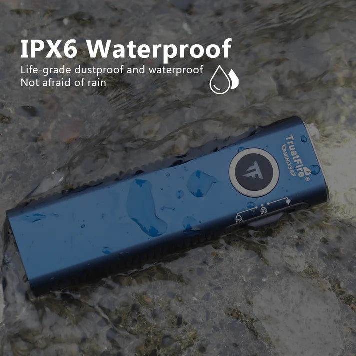 TrustFire Mini X3 EDC Multi-Function Flashlight Available with white light, flood light, green laser, and UV or red light options(BUY NOW AND ENJOY AUTOMATIC 20% OFF)-UKtrustfire