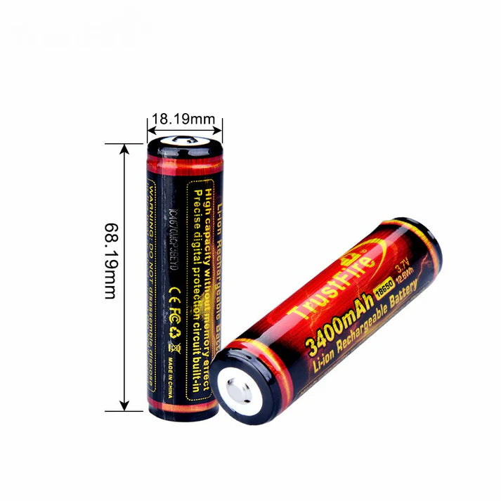 TF18650 3400mah Batteries-UKtrustfire