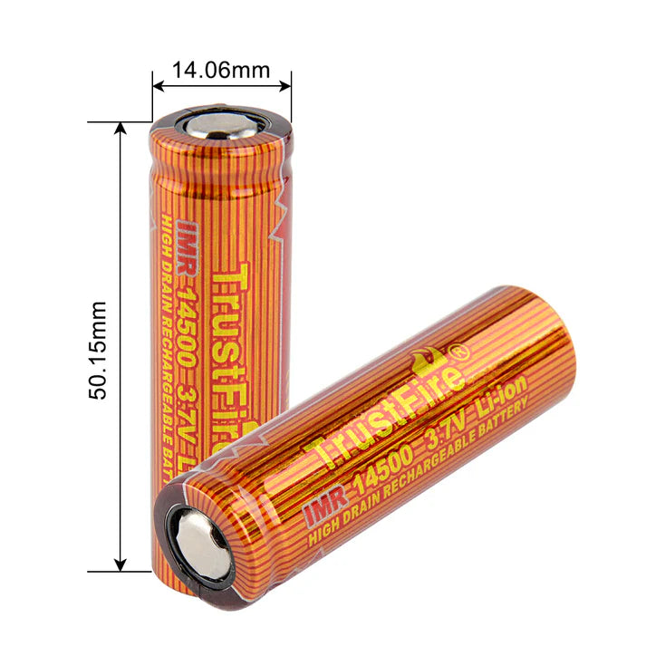TF IMR 14500 700mAh Li-ion Battery-UKtrustfire